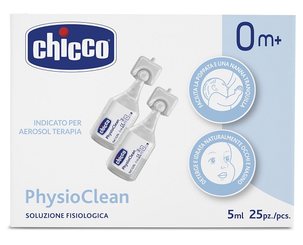 CHICCO SOLUZIONE PHYSIOCLEAN 5 ML 25 PEZZI - doctorpill.it