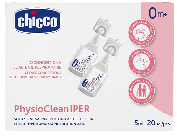 CHICCO SOLUZIONE HYPERTONIC 5 ML 20 PEZZI - doctorpill.it
