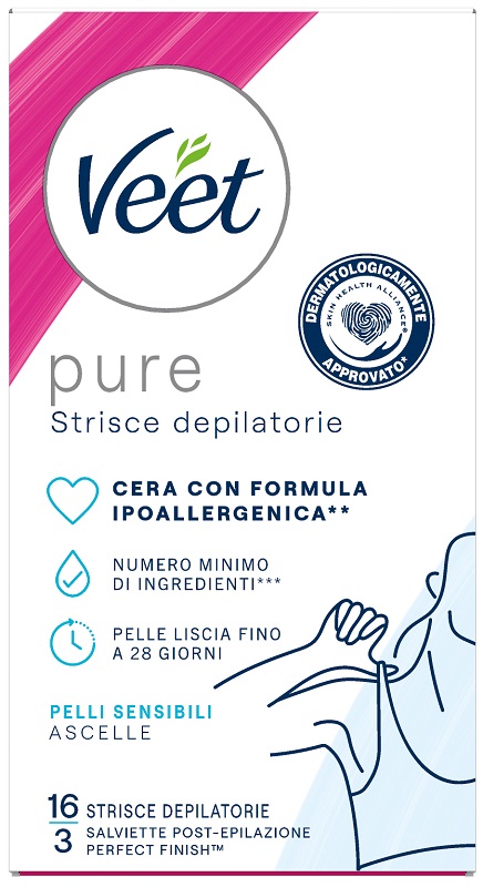 VEET STRISCE ASCELLE IPOALLERGENICHE 16 PEZZI - doctorpill.it