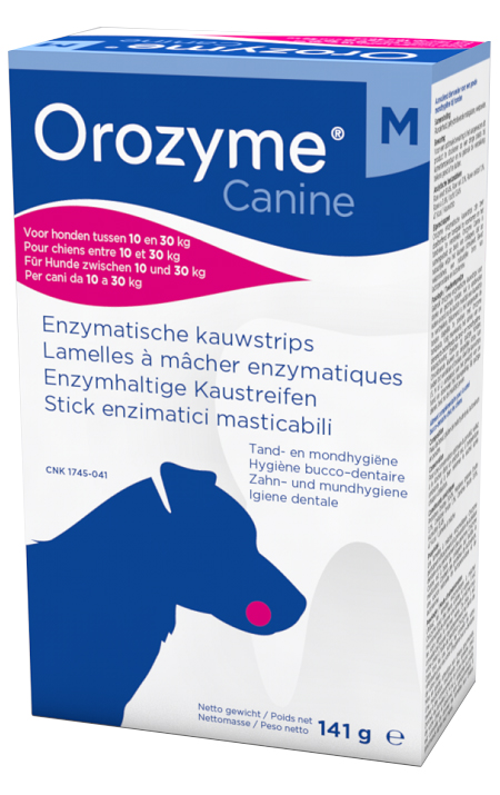 OROZYME CANINE STRISCE ENZIMATICHE MASTICABILI PER CANI DI TAGLIA MEDIA - doctorpill.it