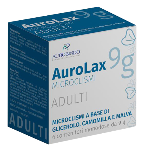 MICROCLISMI PER ADULTI AUROLAX 6 CONTENITORI 9 G - doctorpill.it