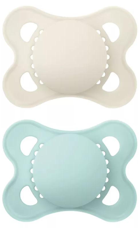 MAM SUCCHIETTO ORIGINAL 2-6 MESI SILICONE NEUTRO 2 PEZZI - doctorpill.it