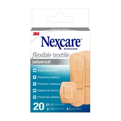 CEROTTO PREPARATO NEXCARE TEXTILE N0420AS ASSORTITI 3 MISURE 10 CEROTTI 19X72MM + 6 CEROTTI 25X72MM + 4 CEROTTI 22,5MM - doctorpill.it