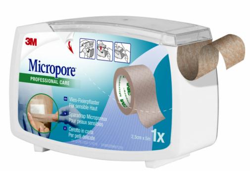 CEROTTO IN CARTA MICROPORE SURGICAL TAPE TAN M5X25MM DISPENSER - doctorpill.it