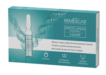 REMESCAR EFFETTO LIFTING ISTANTANEO V-SHAPE 5 FIALE X 2 ML - doctorpill.it