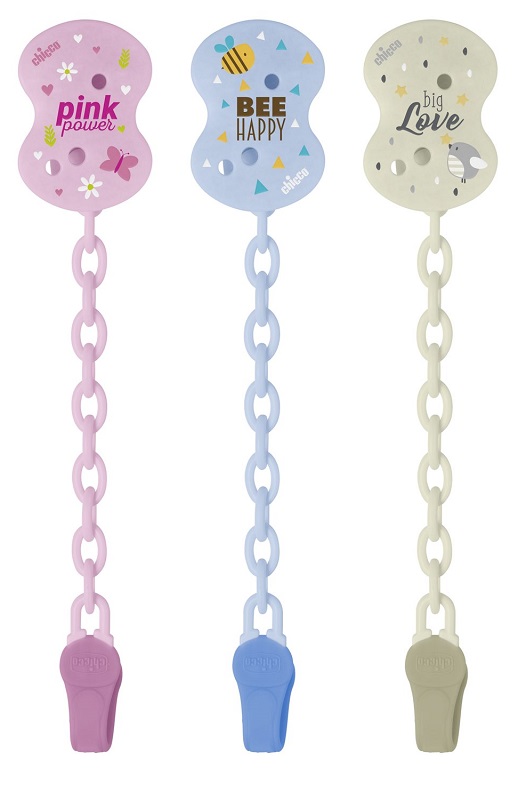 CHICCO CLIP CON CATENELLA MIXED COLORS NEW 2020 - doctorpill.it