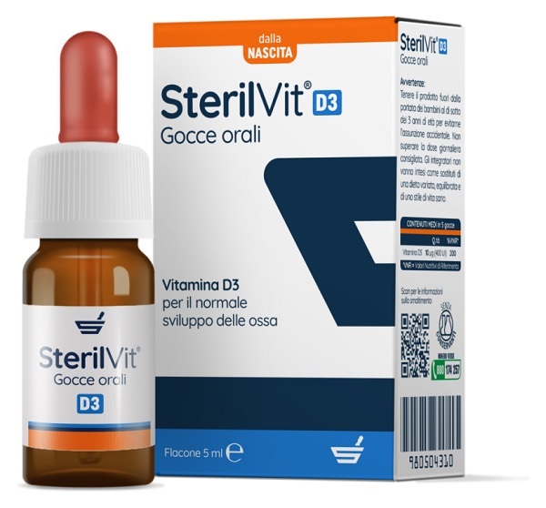 STERILVIT D3 GOCCE 5 ML - doctorpill.it