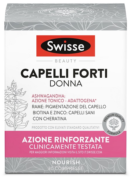 SWISSE CAPELLI FORTI DONNA 30 COMPRESSE - doctorpill.it