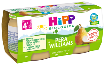 HIPP BIO OMOGENEIZZATO PERA WILLIAMS 2 X 80 G - doctorpill.it