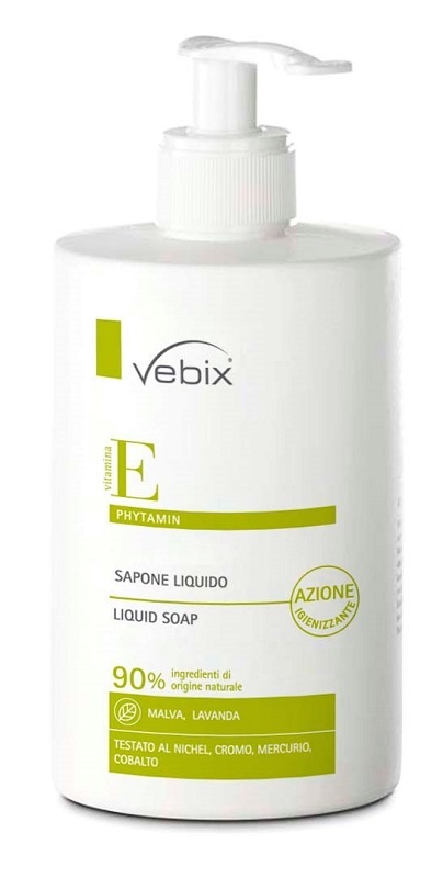VEBIX PHYTAMIN SAPONE MANI AZIONE IGIENIZZANTE 500 ML - doctorpill.it