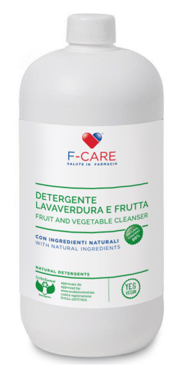 F CARE DETERGENTE VERDURA FRUTTA BIO 1000 ML - doctorpill.it