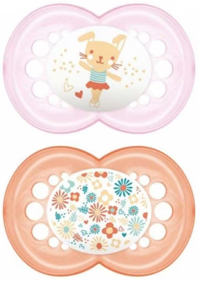 MAM SUCCHIETTO ORIGINAL 16+ SILICONE FEMMINA 2 PEZZI - doctorpill.it