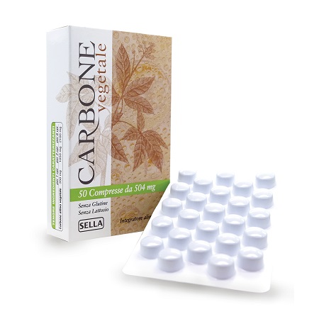 CARBONE VEGETALE 50 COMPRESSE - doctorpill.it