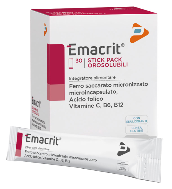 EMACRIT OROSOLUBILE 30 STICK PACK - doctorpill.it