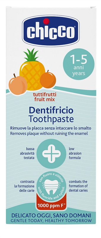 CHICCO DENTIFRICIO TUTTIFRUTTI DA 1 A 5 ANNI CON FLUORO - doctorpill.it