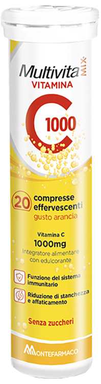MULTIVITAMIX VIT C 1000 20 COMPRESSE EFFERVESCENTI - doctorpill.it
