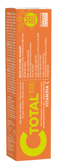 C TOTAL 1000 VITAMINA C 20 COMPRESSE EFFERVESCENTI - doctorpill.it