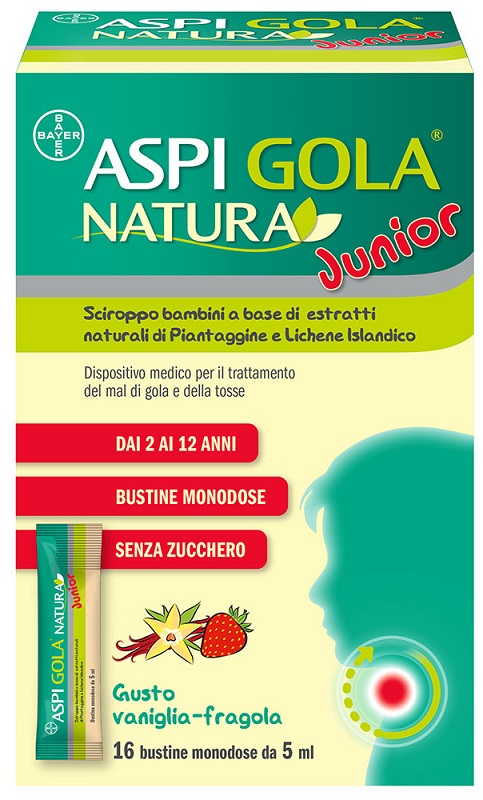 ASPI GOLA NATURA JUNIOR 16 BUSTINE MONODOSE DA 5 ML - doctorpill.it