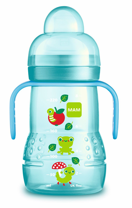 MAM TRAINER 220 ML 4+ BECCUCCIO SOFT SILICONE FEMMINA - doctorpill.it