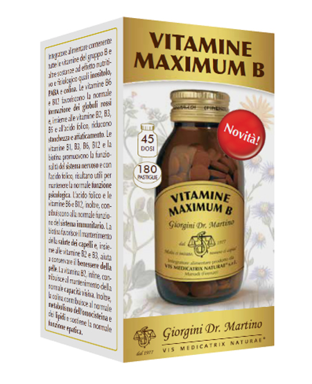 VITAMINE MAXIMUM B 180 PASTIGLIE - doctorpill.it