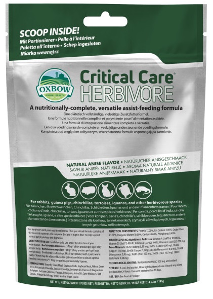 CRITICAL CARE HERBIVORE 141 G - doctorpill.it