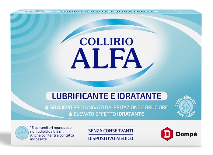 COLLIRIO ALFA LUBRIFICANTE/IDRATANTE 15 FIALE MONODOSE - doctorpill.it