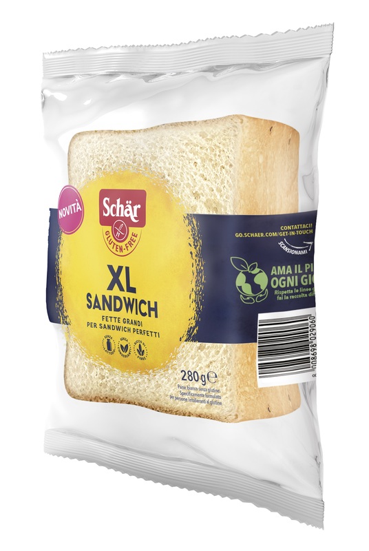 SCHAR XL SANDWICH PANE BIANCO SENZA LATTOSIO 280 G - doctorpill.it