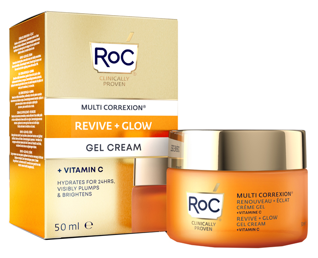 ROC MULTI CORREXION REVIVE + GLOW CREMA VISO GEL 50 ML - doctorpill.it