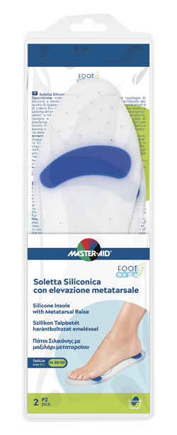 SOLETTA SILICONICA MASTER-AID FOOTCARE MEDIUM 39-40 METATARSO I5 - doctorpill.it