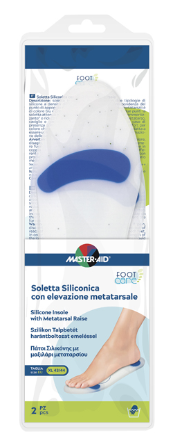SOLETTA SILICONICA MASTER-AID FOOTCARE XL 43-44 METATARSO I7 - doctorpill.it