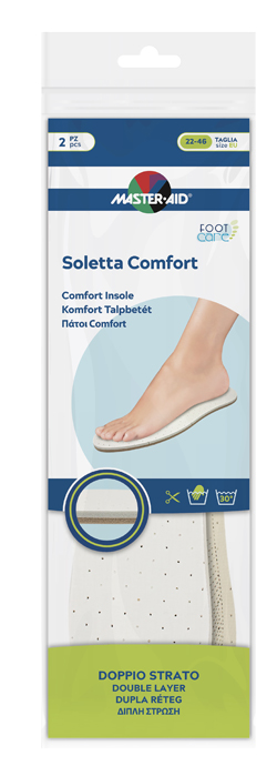 MASTER-AID FOOTCARE SOLETTA COMFORT RITAGLIABILE 2 PEZZI I1 - doctorpill.it