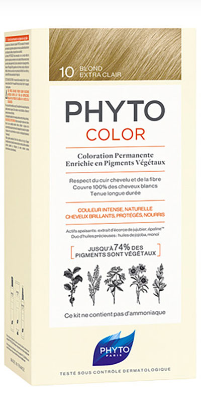 PHYTOCOLOR 10 BIONDO CHIARISSIMO EXTRA LATTE 50 ML + CREMA 50 ML + MASCHERA 12 ML - doctorpill.it