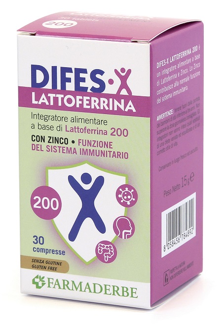 DIFES X LATTOFERRINA 200 30 COMPRESSE - doctorpill.it