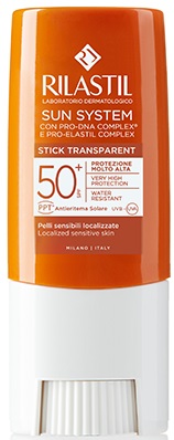 RILASTIL SUN SYSTEM PHOTO PROTECTION TERAPY SPF 50+ STICK TRASPARENTE 8,5 ML - doctorpill.it