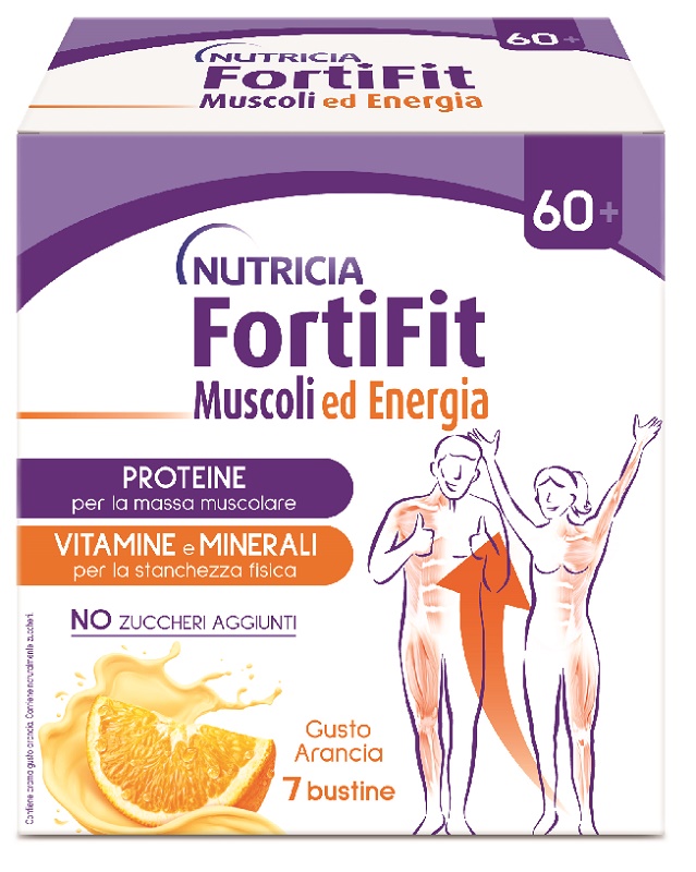 FORTIFIT MUSCOLI&ENERGIA ARANCIA 7 BUSTINE - doctorpill.it