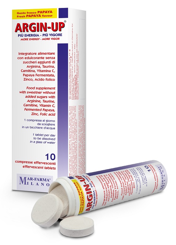 ARGIN UP 10 COMPRESSE EFFERVESCENTI - doctorpill.it