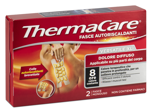 FASCIA AUTORISCALDANTE VERSATILE THERMACARE XL 2 PEZZI - doctorpill.it