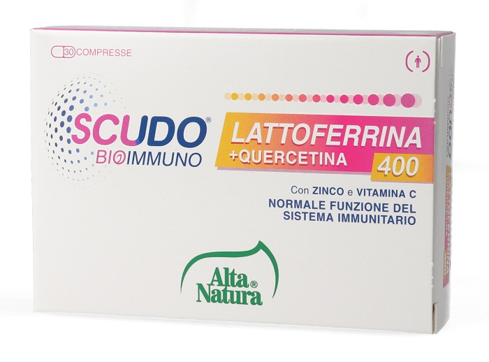 SCUDO LATTOFERRINA + QUERCETINA 400 30 COMPRESSE - doctorpill.it