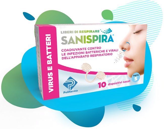SANISPIRA VISUR & BATTERI FILTRO NASALE SMALL 10 PEZZI - doctorpill.it