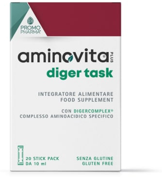 AMINOVITA PLUS DIGER TASK 20 STICK DA 10ML - doctorpill.it
