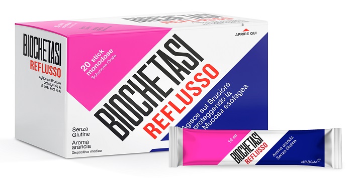 BIOCHETASI REFLUSSO 20 STICK AROMA ARANCIA - doctorpill.it