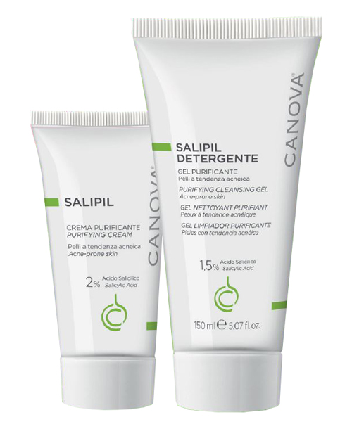 SALIPIL CREMA PURIFICANTE 50 ML + SALIPIL DETERGENTE GEL PURIFICANTE 150 ML IN OMAGGIO - doctorpill.it
