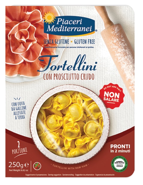 PIACERI MEDITERRANEI TORTELLINI PROSCIUTTO 250 G - doctorpill.it
