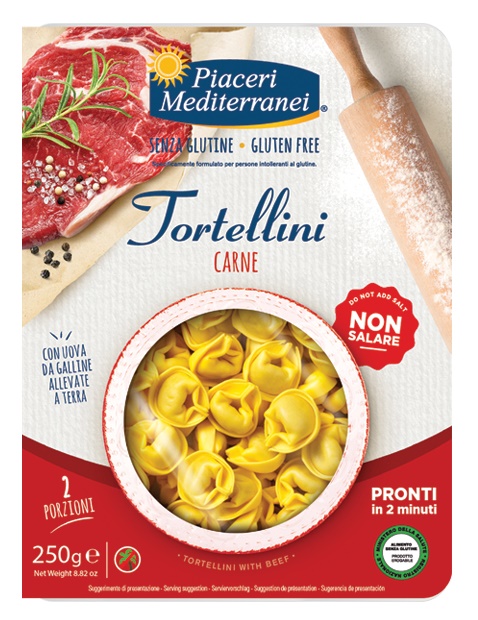 PIACERI MEDITERRANEI TORTELLINI CARNE 250 G - doctorpill.it