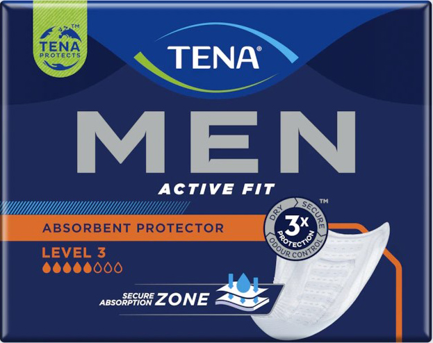 ASSORBENTE INCONTINENZA LEGGERA TENA MEN LIVELLO 3 DUOPACK 2 X 8 PEZZI - doctorpill.it