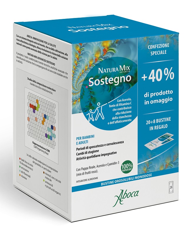 NATURA MIX ADVANCED SOSTEGNO OROSOLUBILE 28 BUSTINE CONFEZIONE SPECIALE - doctorpill.it