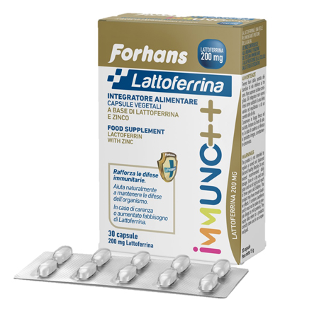 FORHANS LATTOFERRINA IMMUNO++ 200 MG LATTOFERRINA 30 CAPSULE - doctorpill.it