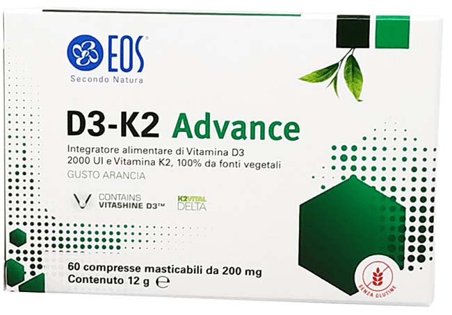 EOS D3 K2 ADVANCE 60 COMPRESSE MASTICABILI - doctorpill.it