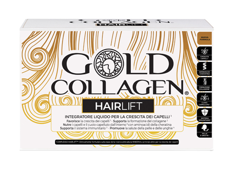 GOLD COLLAGEN HAIRLIFT 10 FLACONI DA 50 ML - doctorpill.it