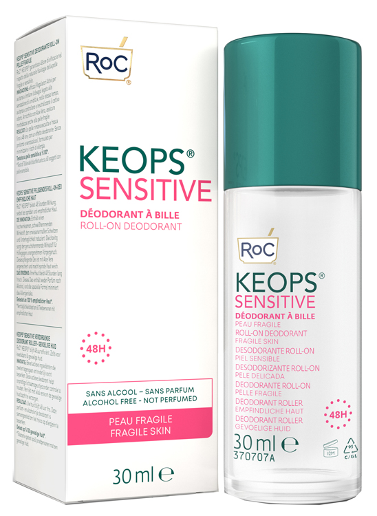 ROC KEOPS DEODORANTE ROLL-ON 48H SENSITIVE 30 ML - doctorpill.it